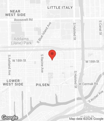 Map of Cà Phê Dá - Dang Good Wings - 1800 S Carpenter St, Chicago, IL, 60608, US